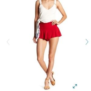 💜SOLD💜NWT Free people shorts (Red)
